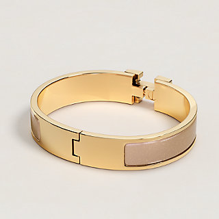クールなデザイン HERMES Clic H グリッターブレスレット Clic H Glitter bracelet | Hermès Mainland China